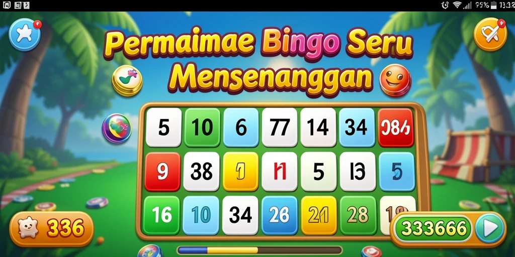 Tangkapan layar utama 333666 yang menunjukkan keseruan bermain Bingo.