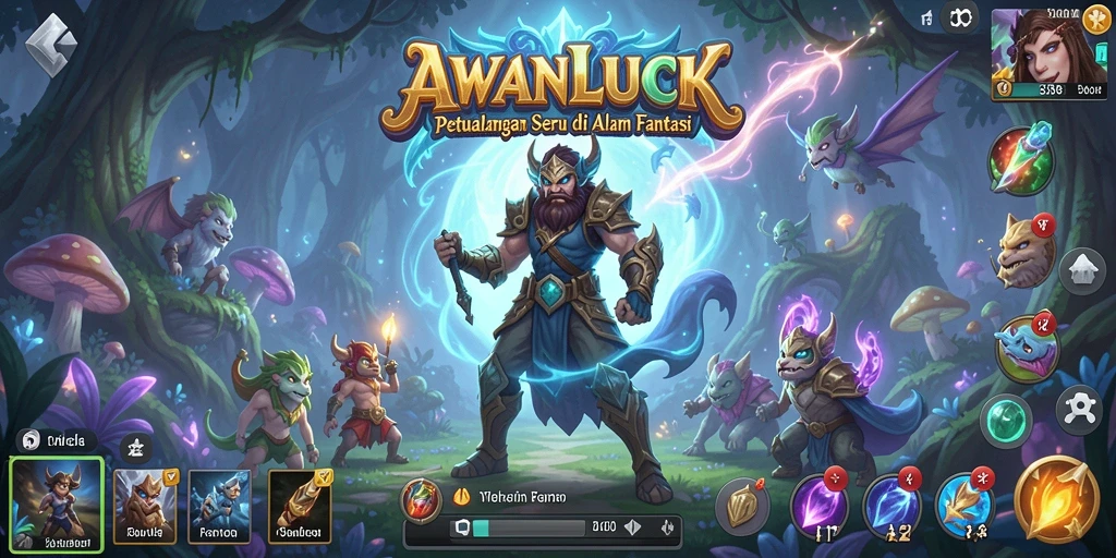Gameplay menakjubkan dalam AWANLUCK yang memikat dan mendebarkan.