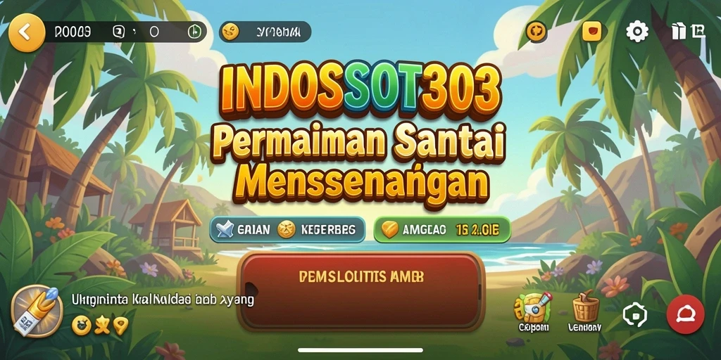 Tangkapan layar gameplay INDOSLOT303 menampilkan keseruan bermain yang santai.