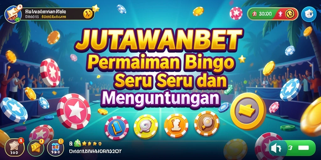 Tampilan gameplay seru di JUTAWANBET dengan Bingo yang menarik.