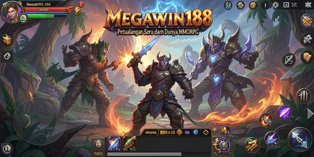 Tampilan screenshots utama dari gameplay seru MEGAWIN188