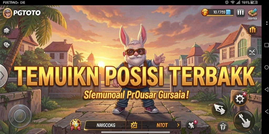 Screenshot utama PGTOTO menampilkan aksi seru permainan TPS.