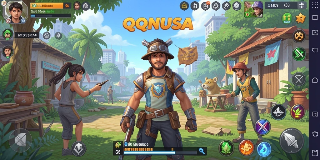 Tampilan menarik dari gameplay QQNUSA yang mengasyikkan.