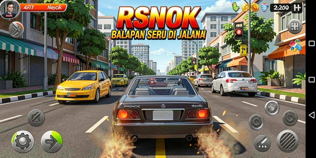 Tampilan gameplay RSNOK yang seru dan mendebarkan.