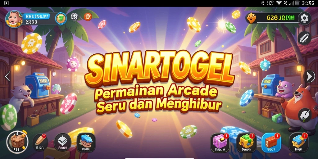 Screenshot menunjukkan gameplay seru dan penuh warna dari SINARTOGEL.