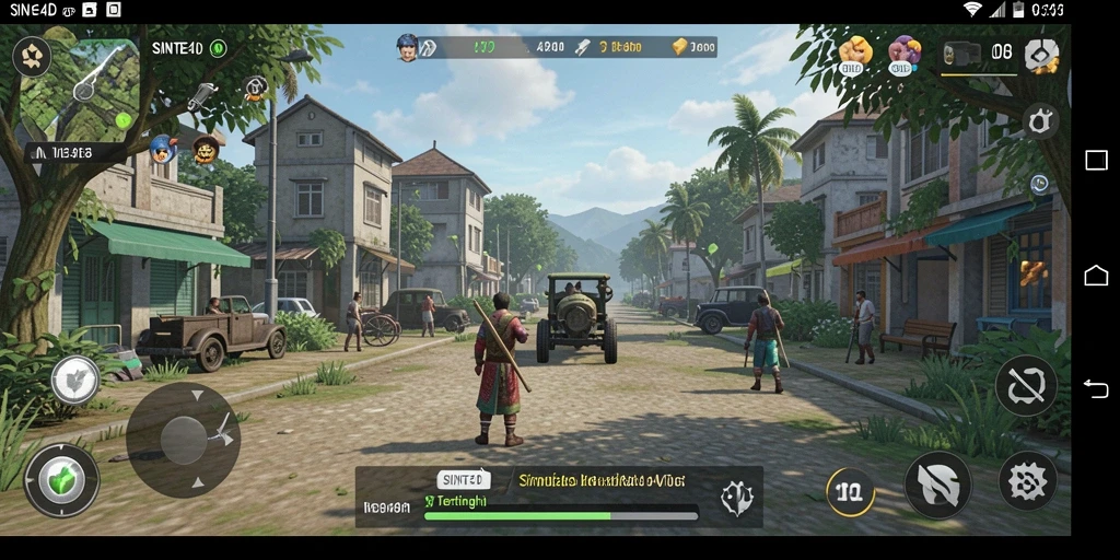 Tampilan gameplay menarik dari SIMTE4D dengan elemen 3D yang dinamis.