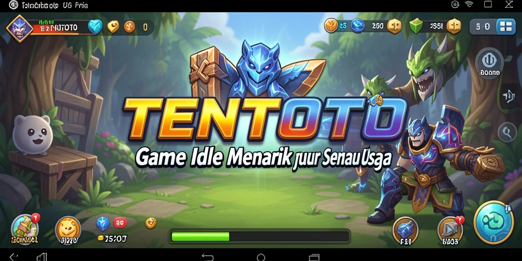 Screenshot gameplay TENTOTO menampilkan grafik cerah dan dinamis.