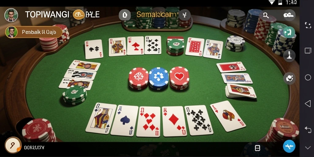 Screenshot gameplay Gaple yang seru di TOPIWANGI.