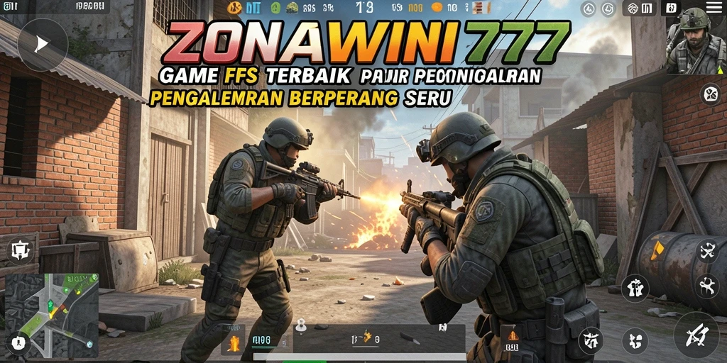 Tampilan gameplay seru di ZONAWIN777 dengan aksi tembak-menembak yang mendebarkan.
