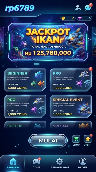 Tampilan antarmuka rp6789 yang menarik dan user-friendly.